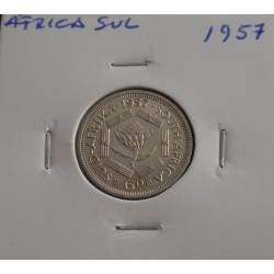 África do Sul - 6 Pence -...